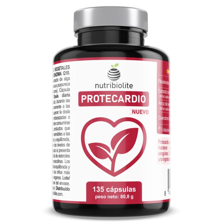 Protecardio Nutribiolite Esteroles vegetales bajar el colesterol controlar el colesterol astaxantina levadura de arroz rojo monacolinas coenzima q10 triglicéridos esteróis vegetais baixar o colesterol reduzir o colesterol arroz vermelho fermentado triglicerídeos